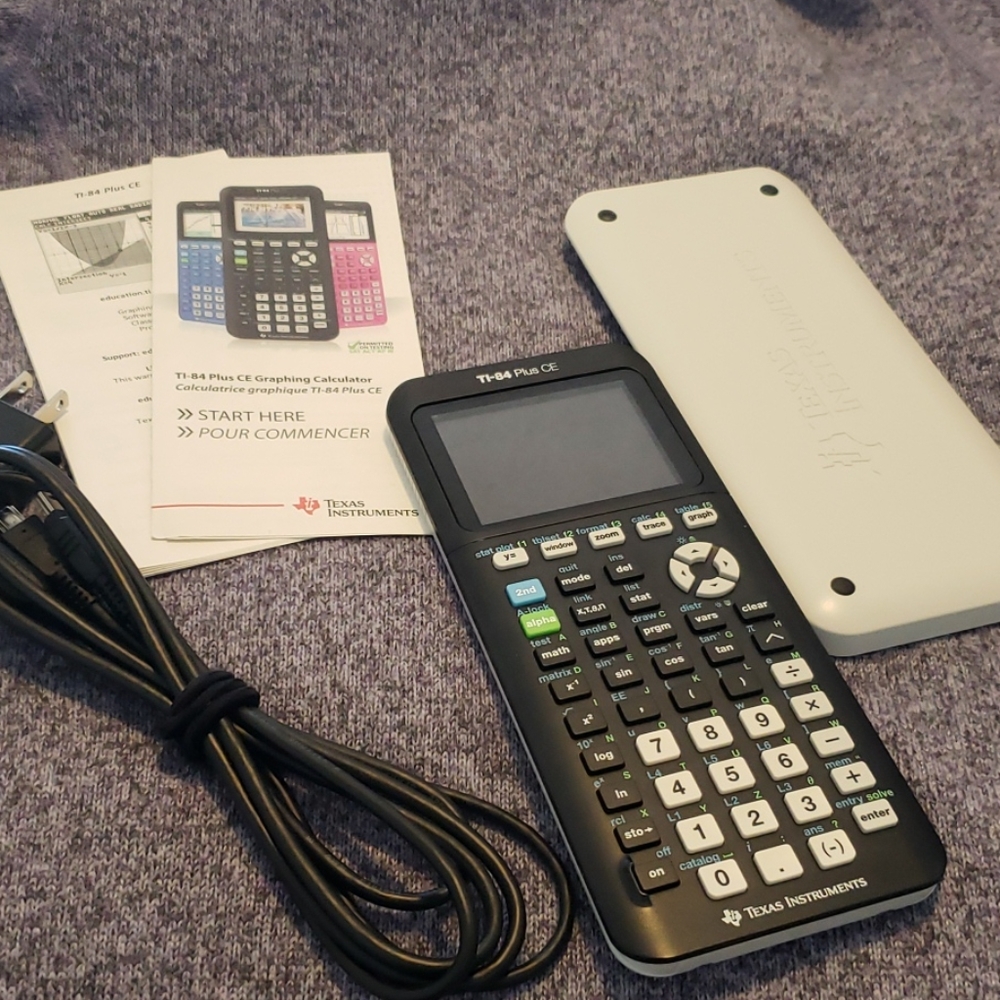 TI 84 plus CE TEXAS INSTRUMENTS